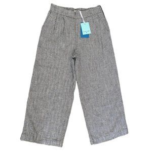 Rachel Comey Women's Gray Chevron Wide Leg High Rise Pants in Sizes 0, 10 or 14